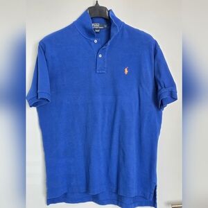 Ralph Lauren Royal Blue Polo with Orange Logo